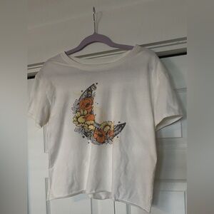 Moon Flower T-Shirt Cropped